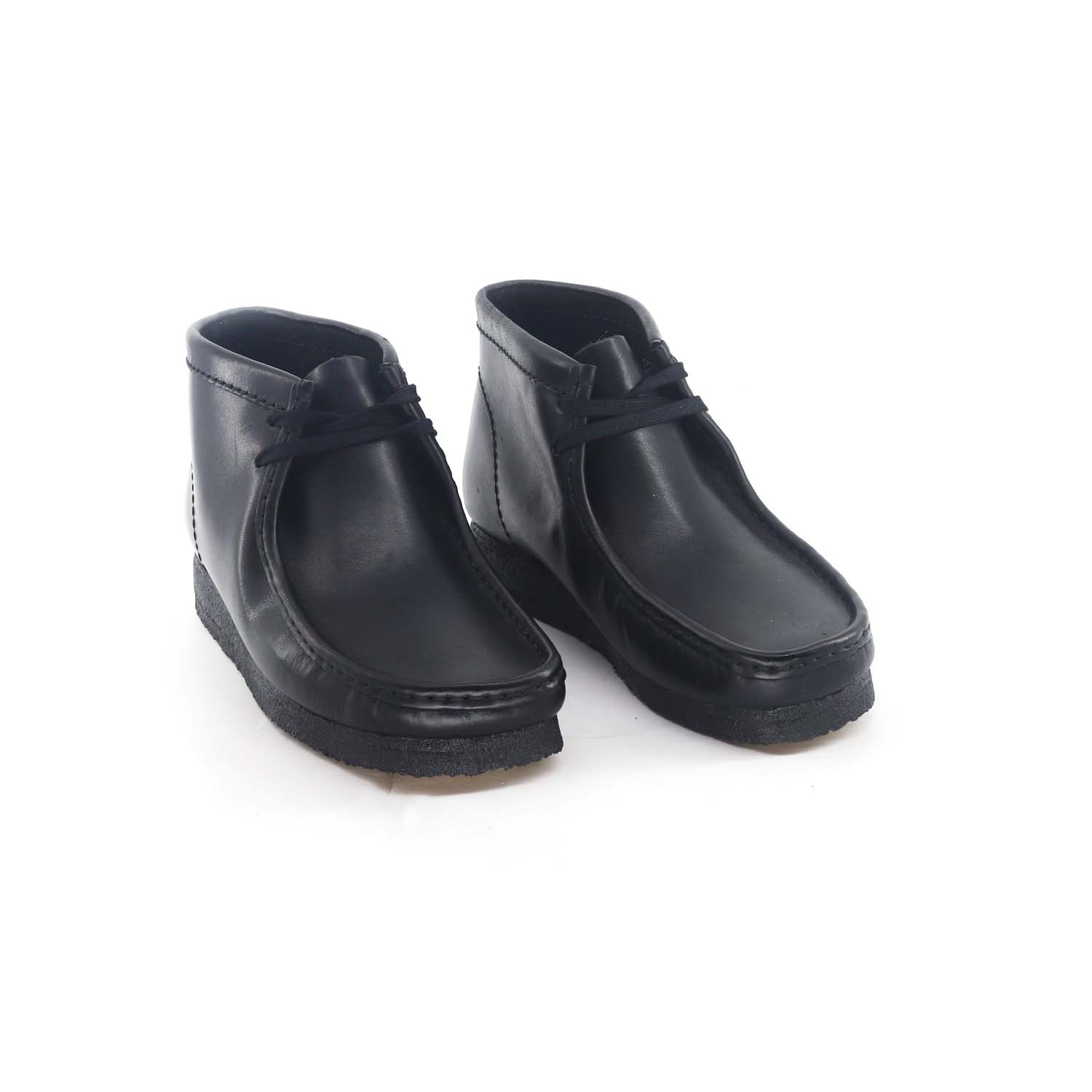 Clarks Wallabee Boot Pelle Nera